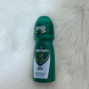 NEW Mitchum roll on 48h triple odor defense unscented 3,4oz